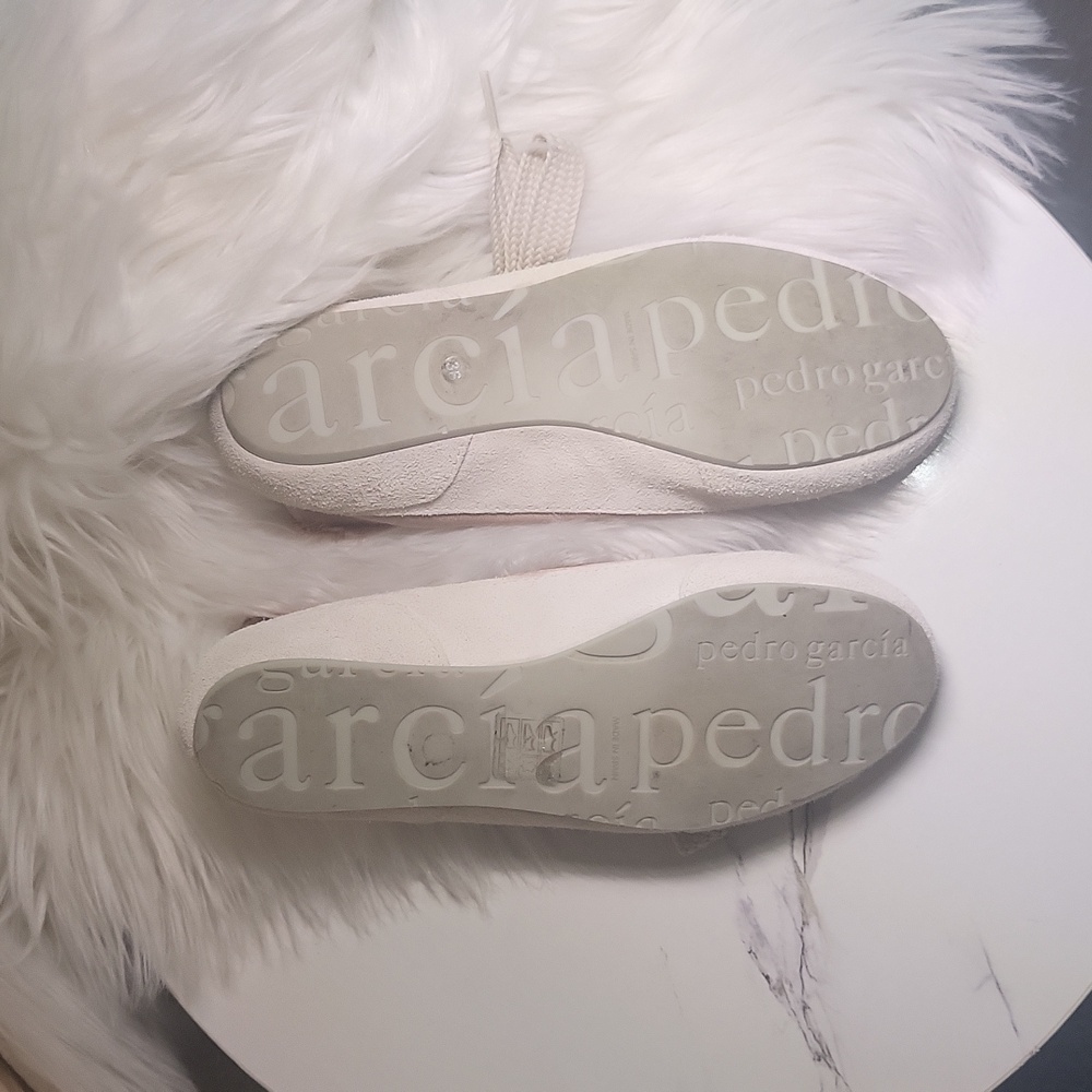 Pedro García Parson lustrous frayed silk satin rawedges/suede cowhide trm… - Picture 10 of 10
